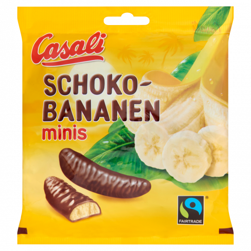 Casali Minis habosított banánkrém csokoládéba mártva 125 g