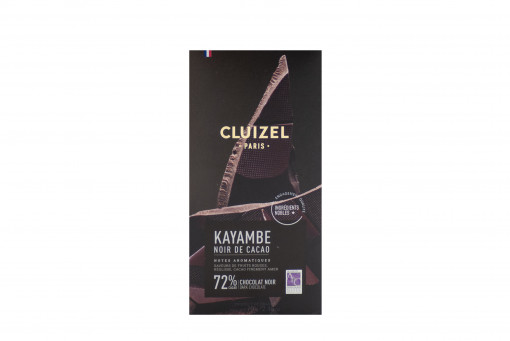 CLUIZEL PARIS Kayambe noir de cacao 72% 70g