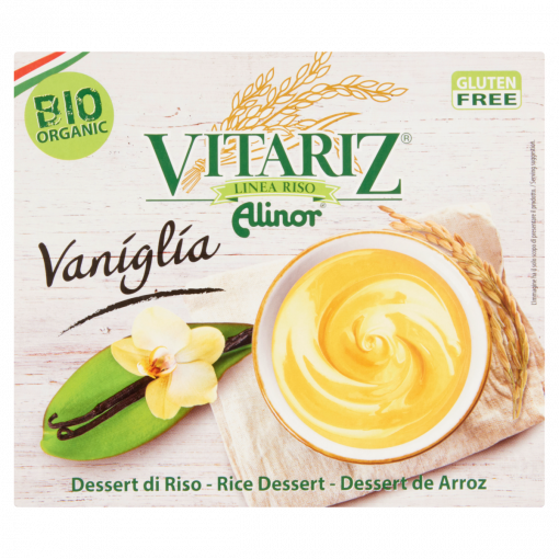 Vitariz BIO UHT vaníliás rizsdesszert 4 x 100 g