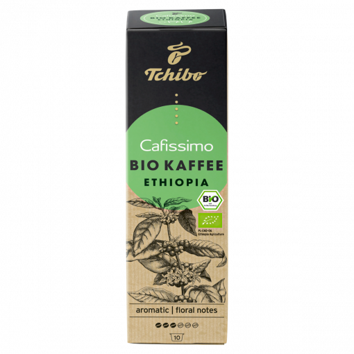 Tchibo Cafissimo BIO Kaffee Ethiop kávékapszula 10 db 70 g