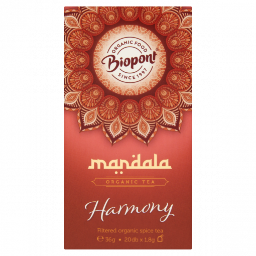 Biopont Mandala Harmony filterezett, fűszeres BIO teakeverék 20 filter 36 g