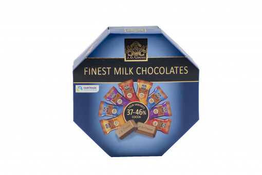 J.D. Gross Finest Milk Chocolates válogatás tejcsokoládéból 36 db
