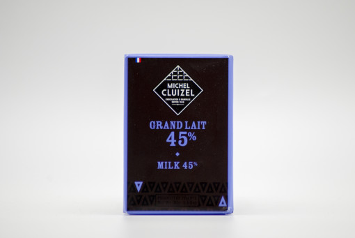 Michel Cluizel grand lait 45% milk 45% 30g