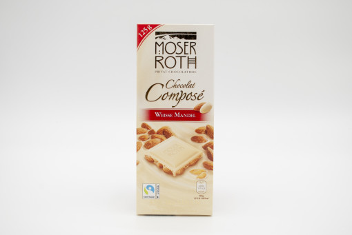 Moser Roth Chocolat Composé Weisse Mandel 125g