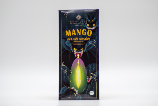 Mulaté Organic MANGO dark milk chocolate 80g