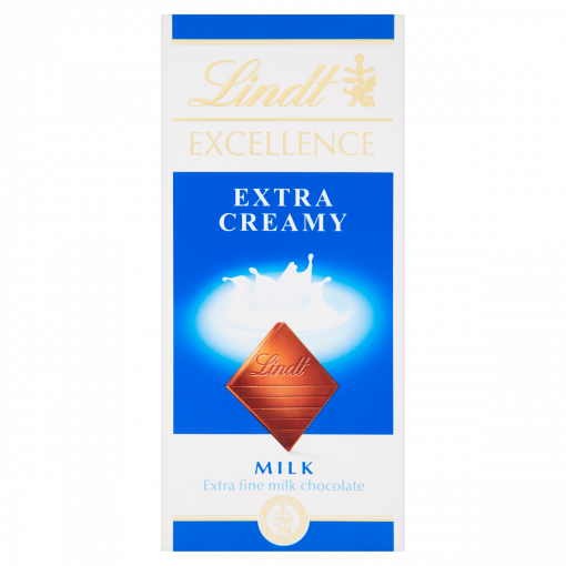 Lindt Excellence extra finom tejcsokoládé 100 g