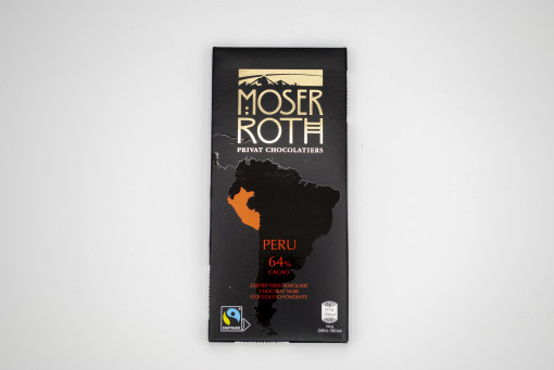 Moser Roth Peru 64% cacao Zartbitterschokolade 100g