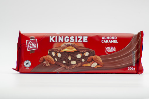 fin Carré KINGSIZE almond caramel with milk chocolate 300g