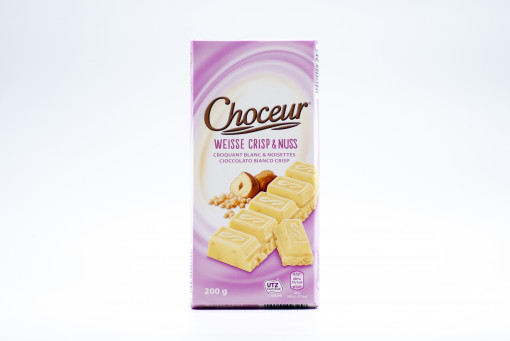 Choceur Weisse Crisp & Nuss 200g