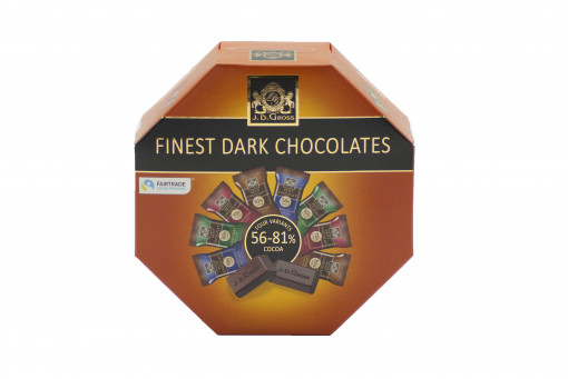 J.D. Gross Finest Dark Chocolates válogatás étcsokoládéból 36 db