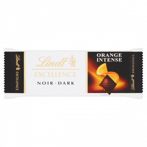 Lindt Excellence Orange Intense extra étcsokoládé mandulával és naranccsal 35 g
