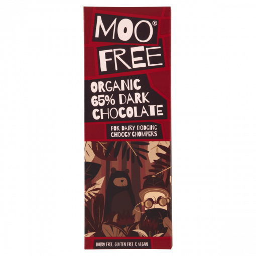 Moo Free BIO 65% étcsokoládé jellegű tábla 80 g