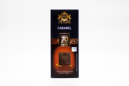 J.D. Gross Caramel dark chocolate 70% cocoa