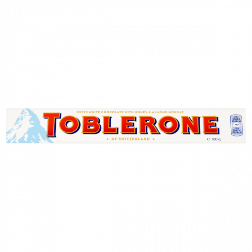 Toblerone svájci fehércsokoládé mézzel és mandulával 100 g