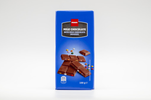Penny Milk Chocolate with milk chocolate dragees 100 g