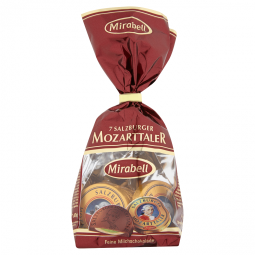 Mirabell Mozarttaller tejcsokoládé mogyoróskrém és marcipános töltelékkel 140 g