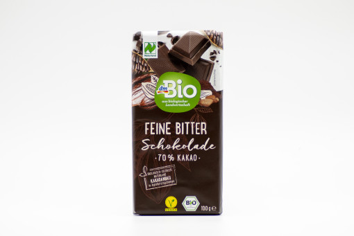 dmBio feine bitter Schokolade 70% Kakao 100g
