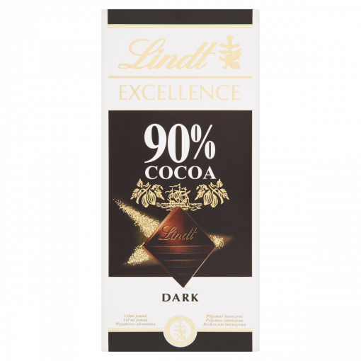 Lindt Excellence finom keserű csokoládé 90% 100 g