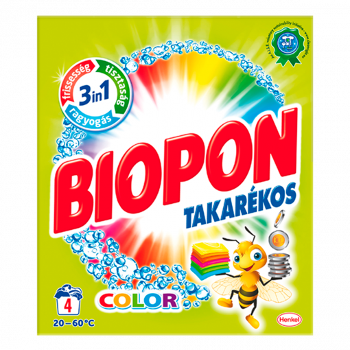 Biopon Takarékos Color mosópor 4 mosás 280 g