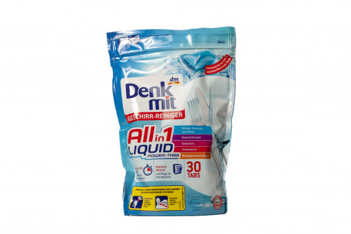 Denkmit All-in-1 liquid mosogatógél kapszula 30 db (Dishwasher Caps)
