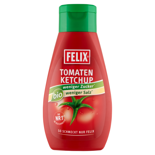 Felix bio ketchup csökkentett cukor-és sótartalommal 435 g