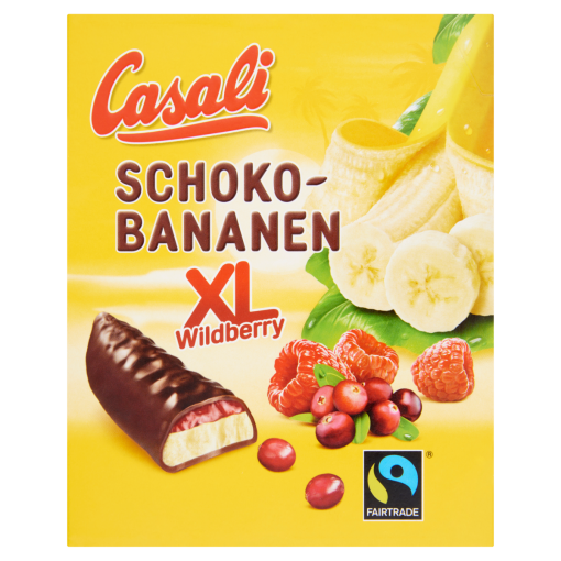 Casali XL csokoládéba mártott habosított banánkrém gyümölcszselével 140 g
