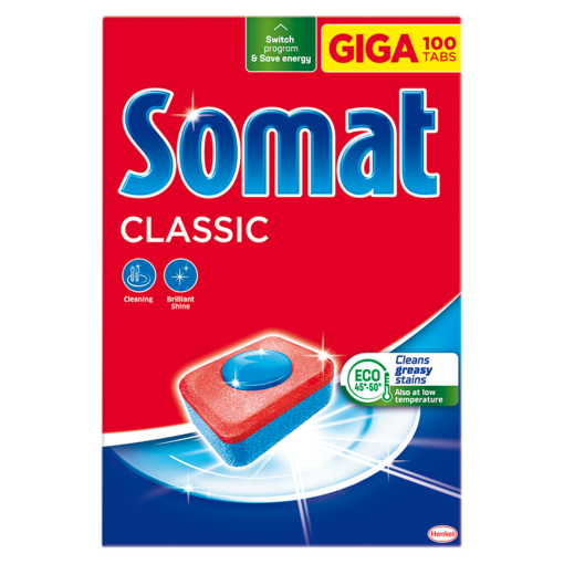 Somat Classic gépi mosogatótabletta 100 db 1660 g