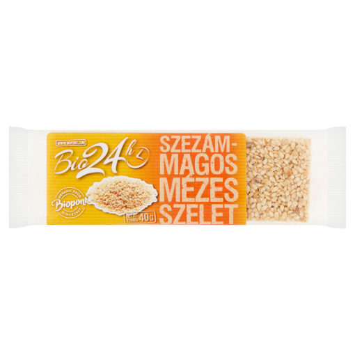 Biopont Bio 24h szezámmagos mézes szelet 40 g