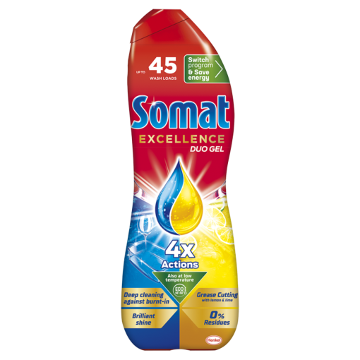 Somat Excellence Duo Gel gépi mosogatószer gél 810 ml (Dishwasher Detergent)