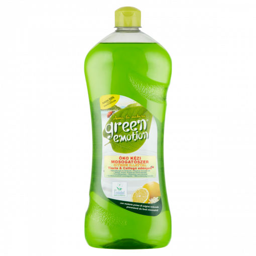 Green emotion öko kézi mosogatószer citrom 1 l (Dishwasher, Lemon)