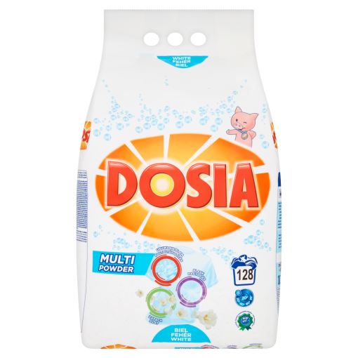 Dosia Multi Powder mosópor fehér ruhákhoz  9 kg (Washing Powder White)