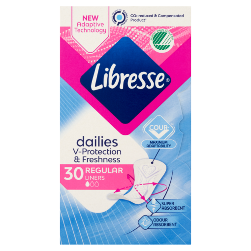 Libresse Dailies V-Protection & Freshness tisztasági betét 30 db