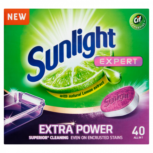 SUNLIGHT Expert Mosogatótabletta 40 db (Dishwasher Tabs)