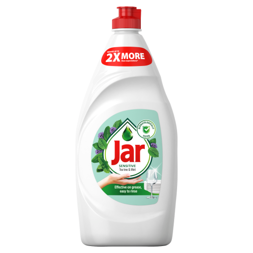 Jar Sensitive Tea Tree & Mint Folyékony Mosogatószer, Kézkímélő 750 ML