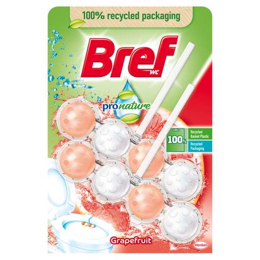 Bref ProNature Grapefruit WC frissítő 2 x 50 g