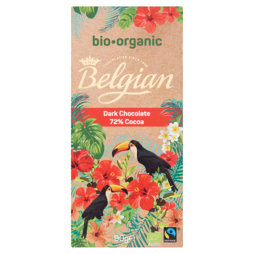 Belgian BIO étcsokoládé 72% 90 g