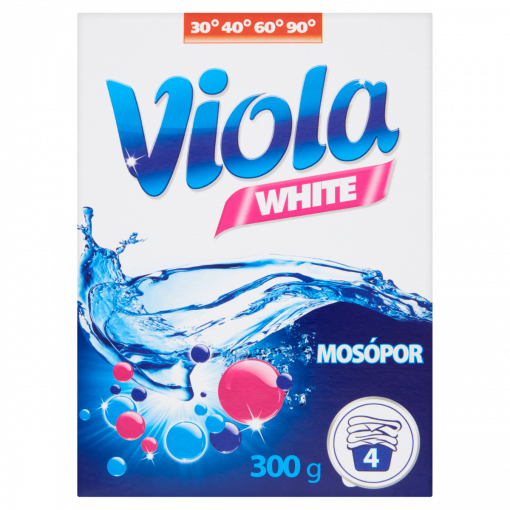 Viola White mosópor fehér szövetekhez 4 mosás 300 g (Washing Powder White)
