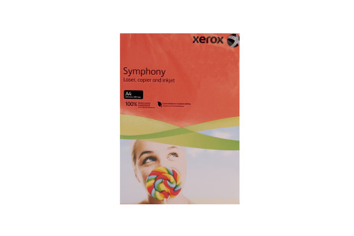 XEROX Symphony A4, 160 g, 250 lap SÖTÉT PIROS