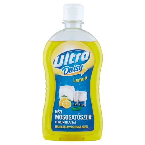 Ultra Daisy kézi mosogatószer citrom illattal 500 ml (Washing Up Detergent Lemon)