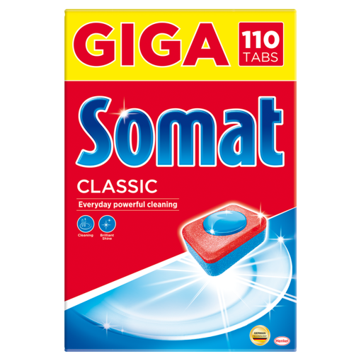 Somat Classic gépi mosogatótabletta 110 db (Dishwasher Tabs)