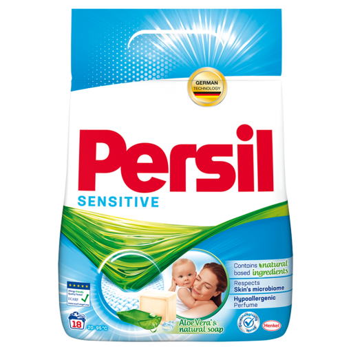 Persil Sensitive mosópor 18 mosás 1,17 kg