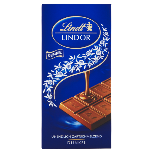 Lindt Lindor étcsokoládé lágyan olvadó töltelékkel 100 g