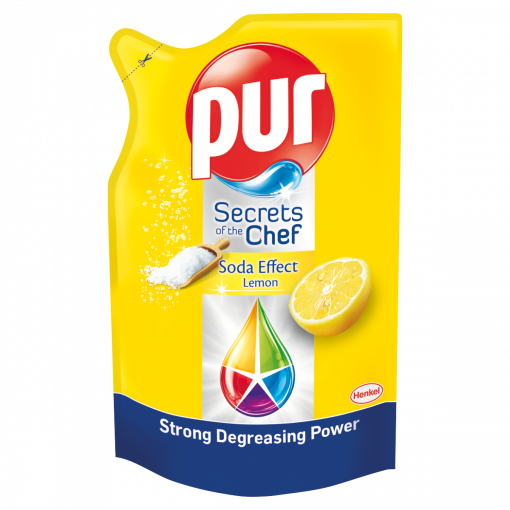 Pur Lemon kézi mosogatószer utántöltő 450 ml (Washing Up Liquid)