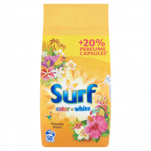 SURF Color & White Hawaiian Dream Mosópor 3,25 kg (Washing Powder)