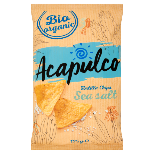 Acapulco BIO enyhén sózott kukorica snack 125 g