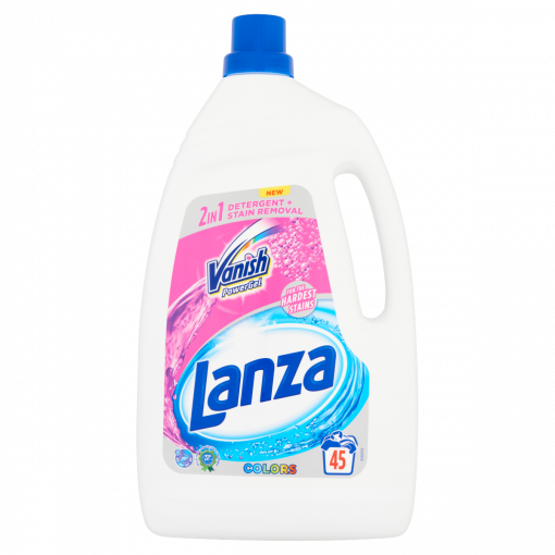 Lanza Vanish 2in1 Power Gel Colors  2,97 l (Laundry Gel Stain Remover)