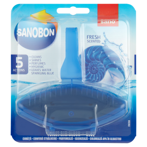 Sano Sanobon Blue Fresh Scented WC frissítő blokk 55 g (Toilete Block)