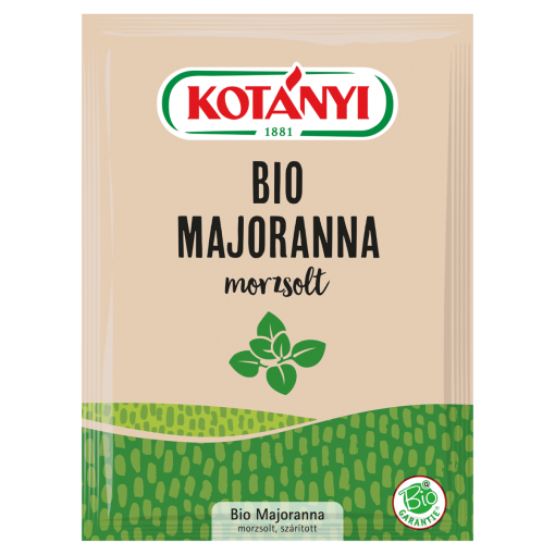 Kotányi BIO morzsolt majoranna 4 g