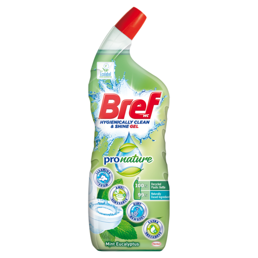 Bref ProNature Mint & Eucalyptus WC tisztító 700 ml