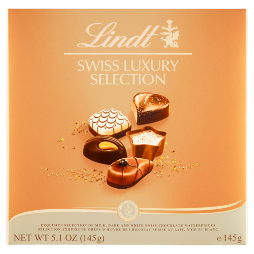 Lindt Swiss Luxury Selection válogatott svájci csokoládé 14 db 145 g